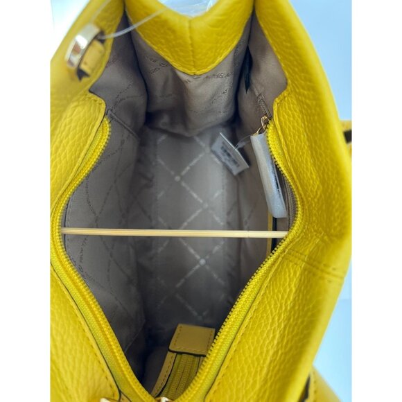 Michael Kors tote mirella small shopper top zip handbag crossbody daffodil multi - Picture 9 of 11
